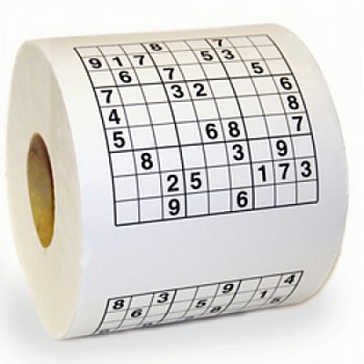 rollo papel higienico sudoku
