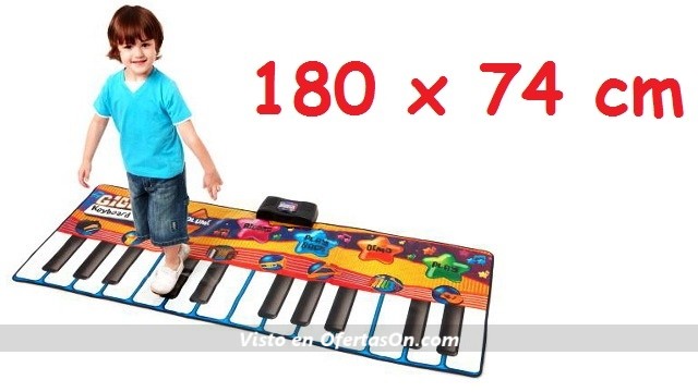teclado de piano gigante 180x74cm gigantic keyboard playmat