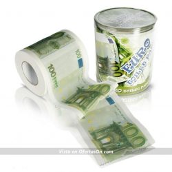 papel higienico billete de 500 euros