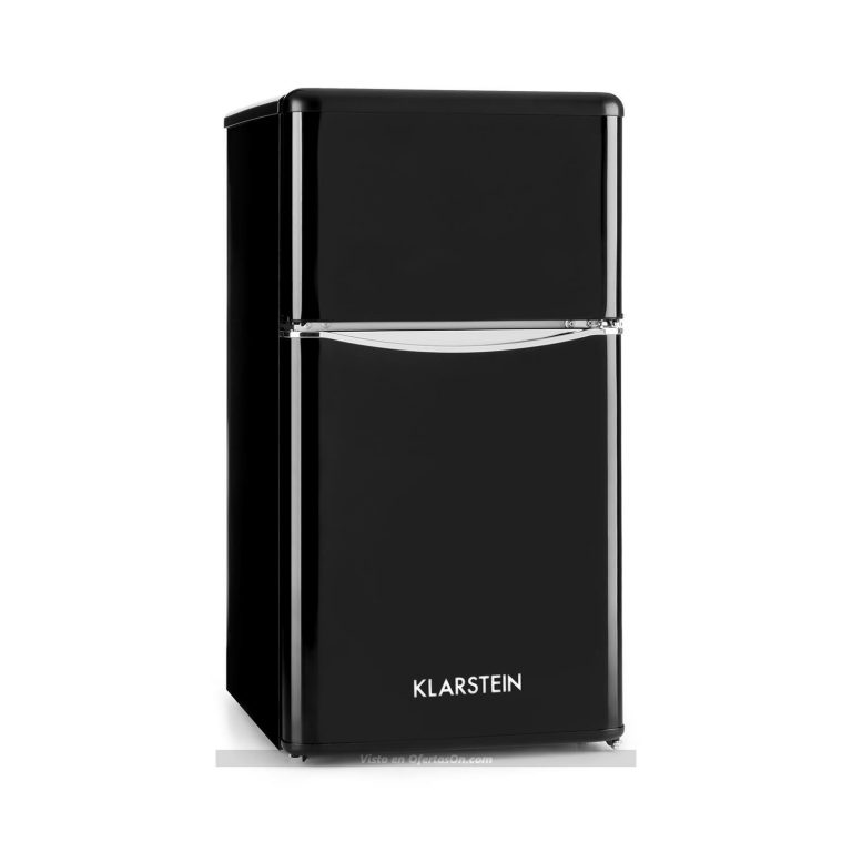 nevera pequeña combi monroe black a+ 61/24L estilo retro