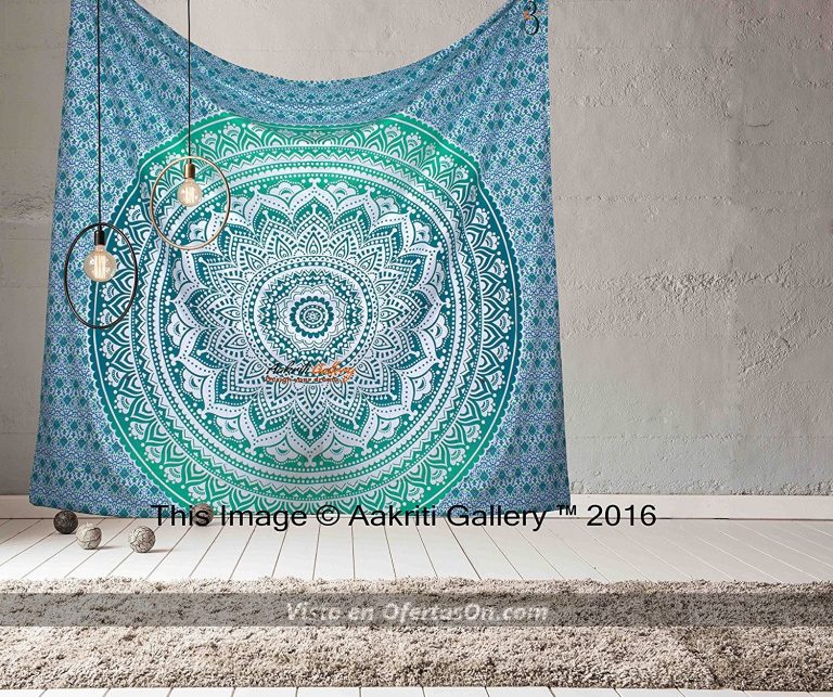 tapiz indio bohemio hippie psicodelico Aakriti Gallery TDO05