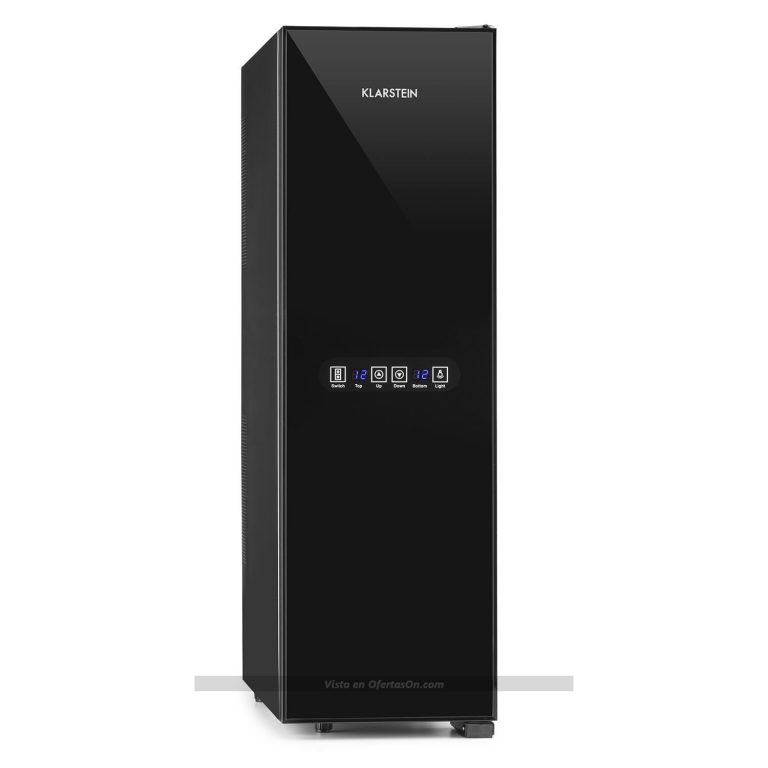 vinoteca klarstein bellevin 45 litros 16 botellas 2 zonas