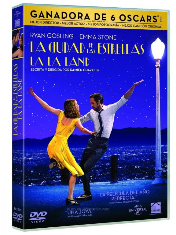 Pelicula La Ciudad De Las Estrellas La La Land DVD
