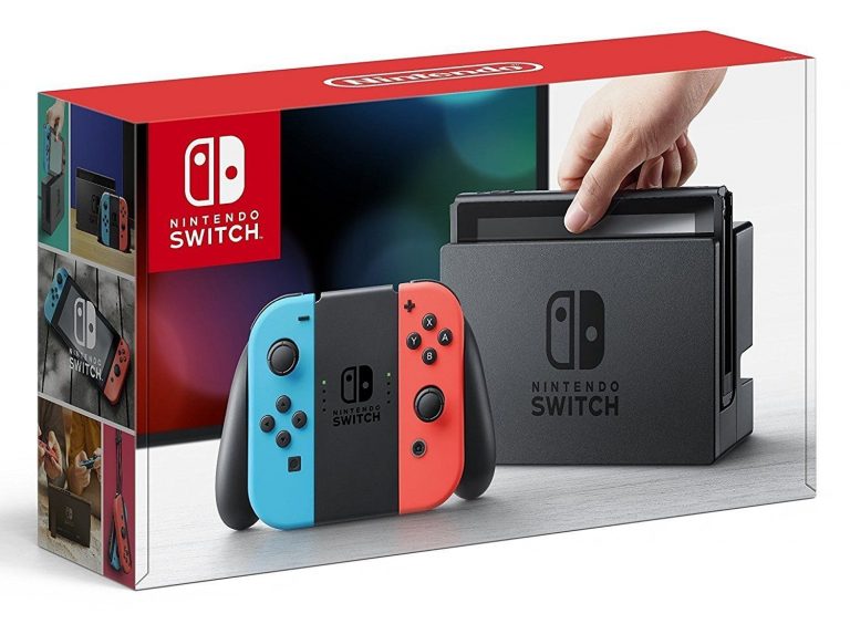 Consola Nintendo Switch color Azul Neón Rojo Neón