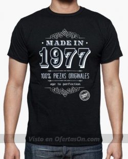 Camiseta Made in 1977, 100 piezas originales