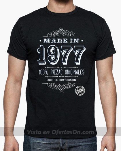 Camiseta Para Hombre Piezas Originales 1977 – Original Parts 1977