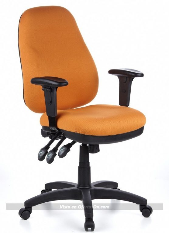 Silla de escritorio HJH Office Zenit Pro 46 x 58 x 121 cm naranja