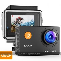 Cámara deportiva Apeman A66NEW con accesorios