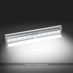 Luz LED auxiliar para armarios, pasillos o estanterías con sensor de movimiento Aglaia IT-LT-W8