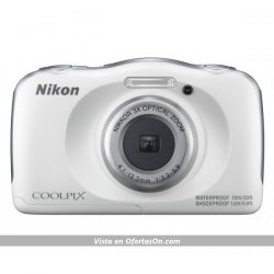 Cámara digital Nikon Coolpix W100 13.2MP color blanco