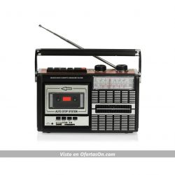 Radiocasette Ricatech PR85 (Reproductor y grabador de casetes)