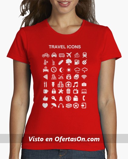 Camiseta Travel Icons