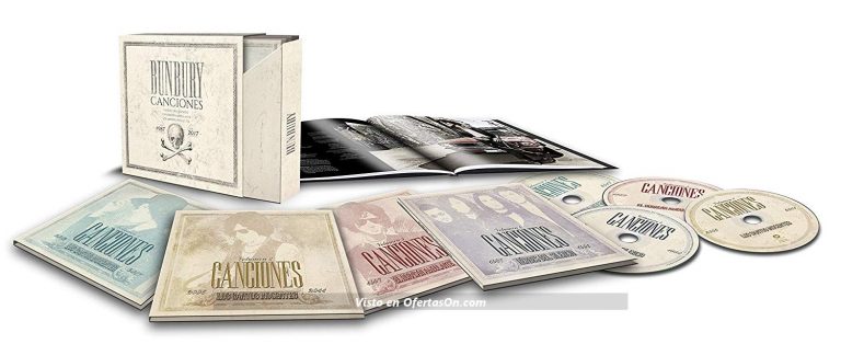Box set 4 CD + libro Bunbury - Canciones 1987-2017