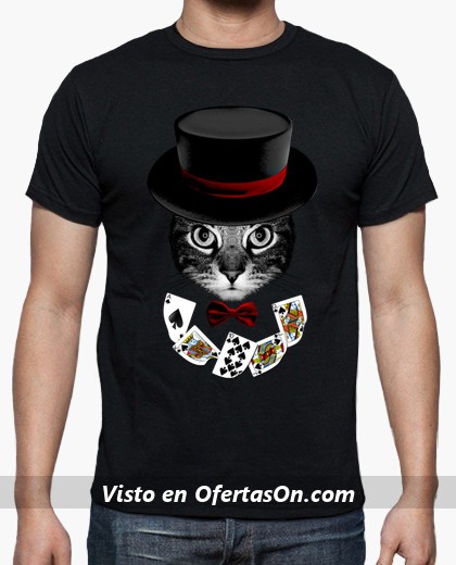 Camiseta Gato Ilusionista