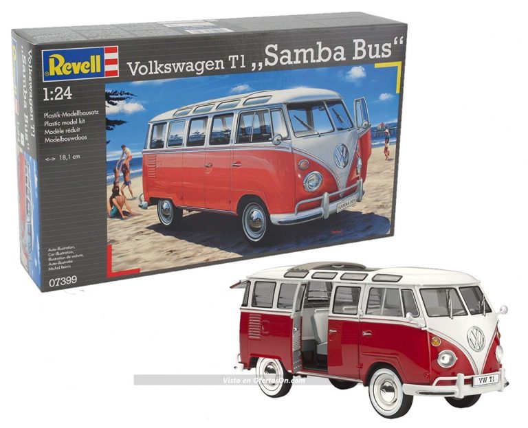 Furgoneta Volkswagen T1 Samba Bus Escala 1 24 de Revell