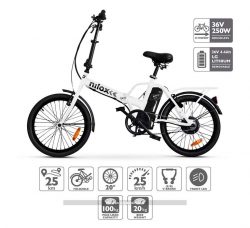 Bicicleta eléctrica plegable Nilox ebike X1