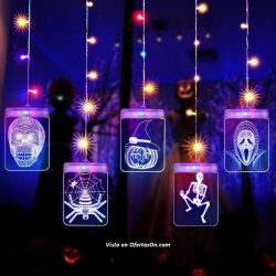 Cortina de luces LED de Halloween