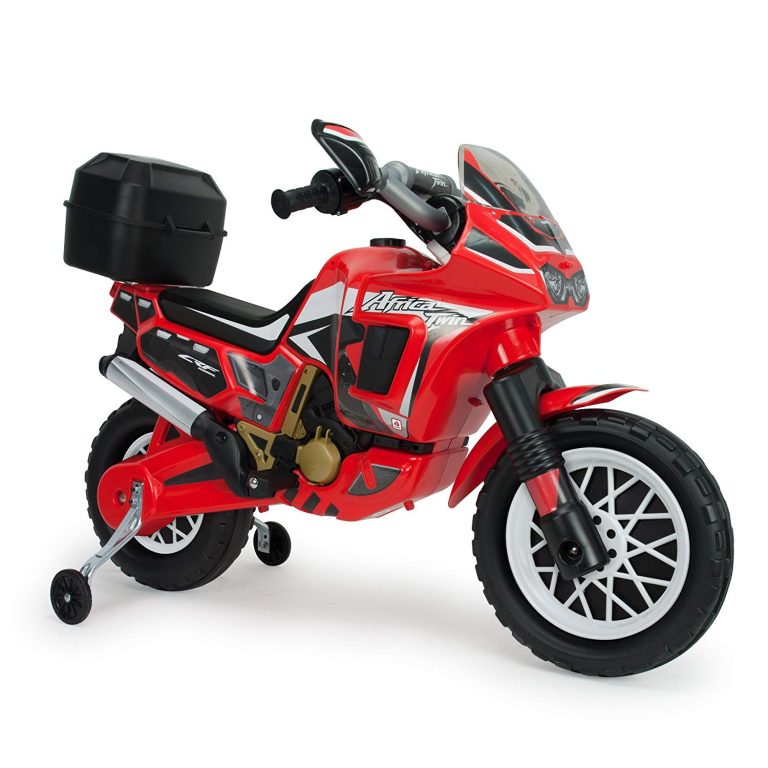 Moto Injusa Africa Twin a batería para niños a partir de 3 años color rojo