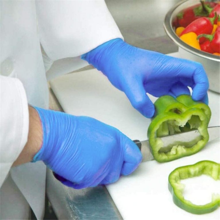 50 pares de guantes desechables de nitrilo LVYIMAO