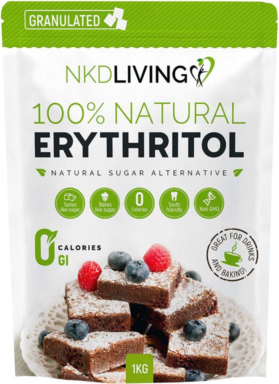 Eritritol 100 natural 1 Kg sustituto del azúcar con cero calorías