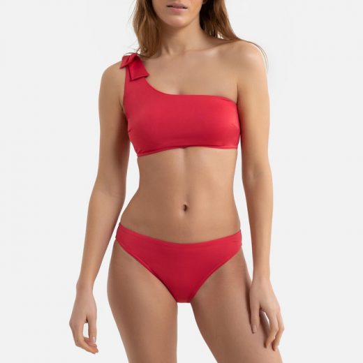 bikini con top asimetrico la redoute collections