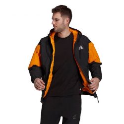 Chaqueta acolchada bicolor con logo pequeno Adidas Performance