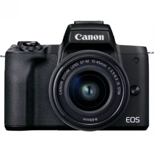 Canon M50 Mark II 24.1MP WiFi Negra Objetivo 15 45mm F3.5 6.3 IS STM