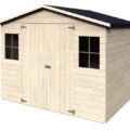 Caseta de madera Kluane de 265x201x202 cm y 432 m2