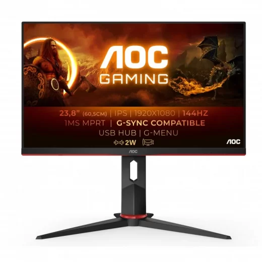 Monitor gaming AOC Gaming 24G2U 24 LED IPS FullHD 144Hz FreeSync